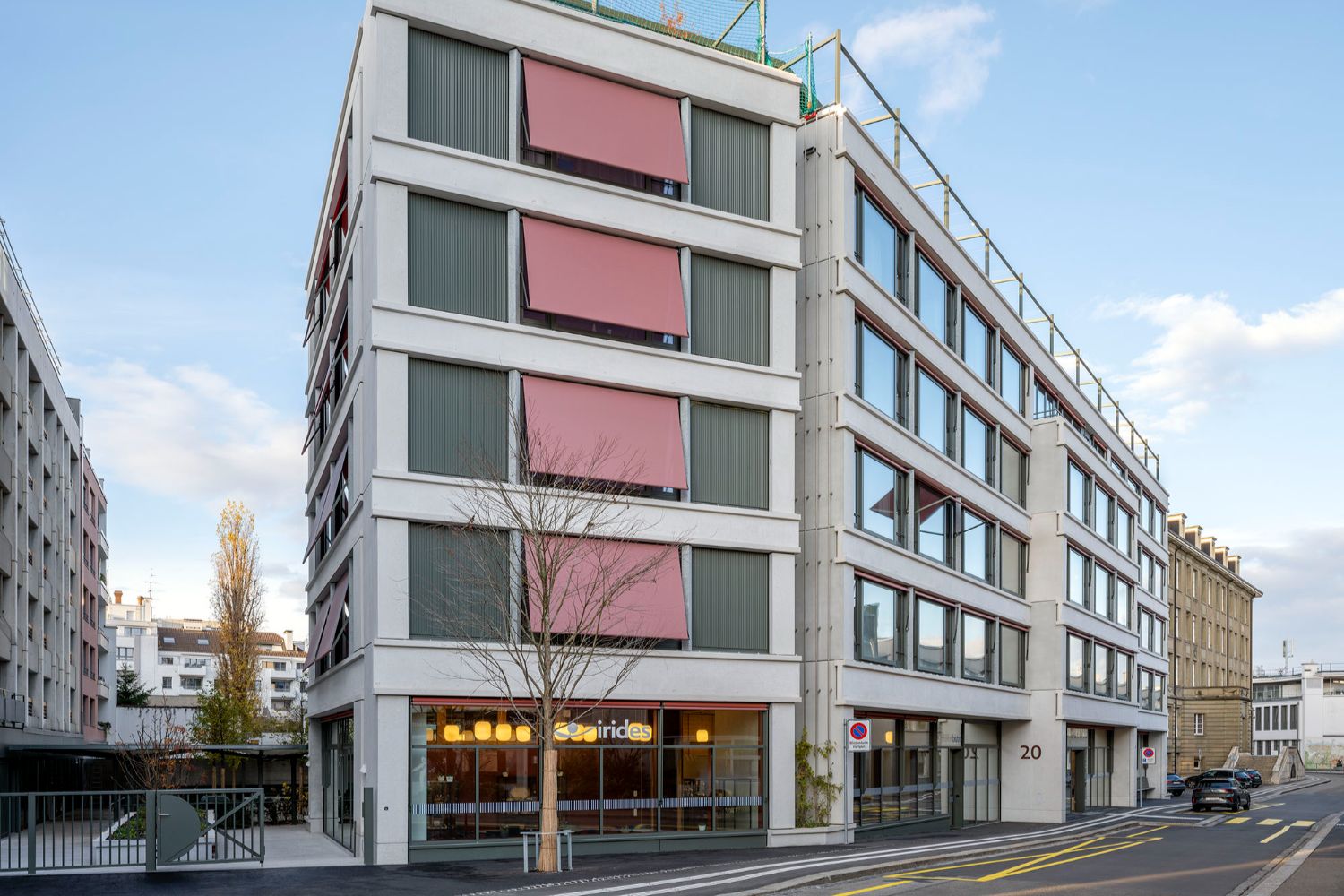 Ersatzneubau Pflege- und Gesundheitszentrum Kohlenberg in Basel – Gesamtansicht der Fassade